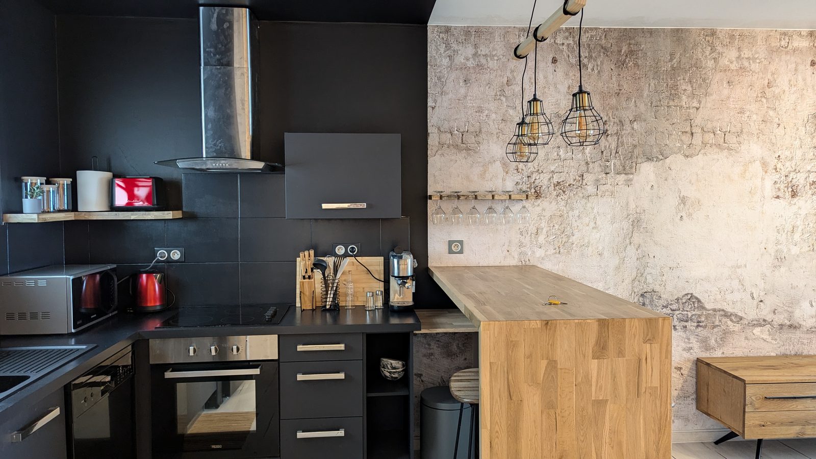 Appartement industriel cocooning — Ameublement & décoration