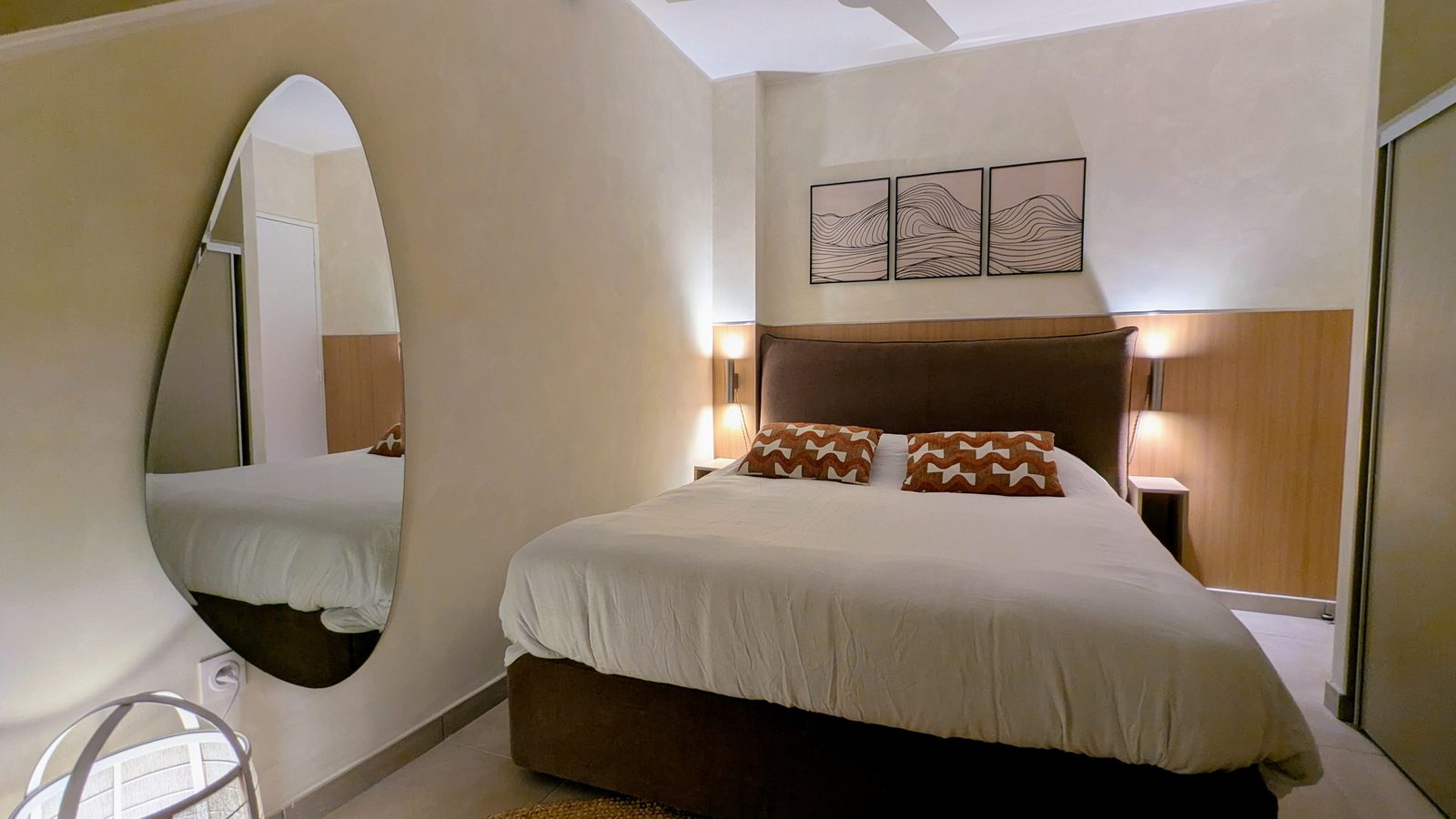 Chambre transformée, aménagement clé en main
